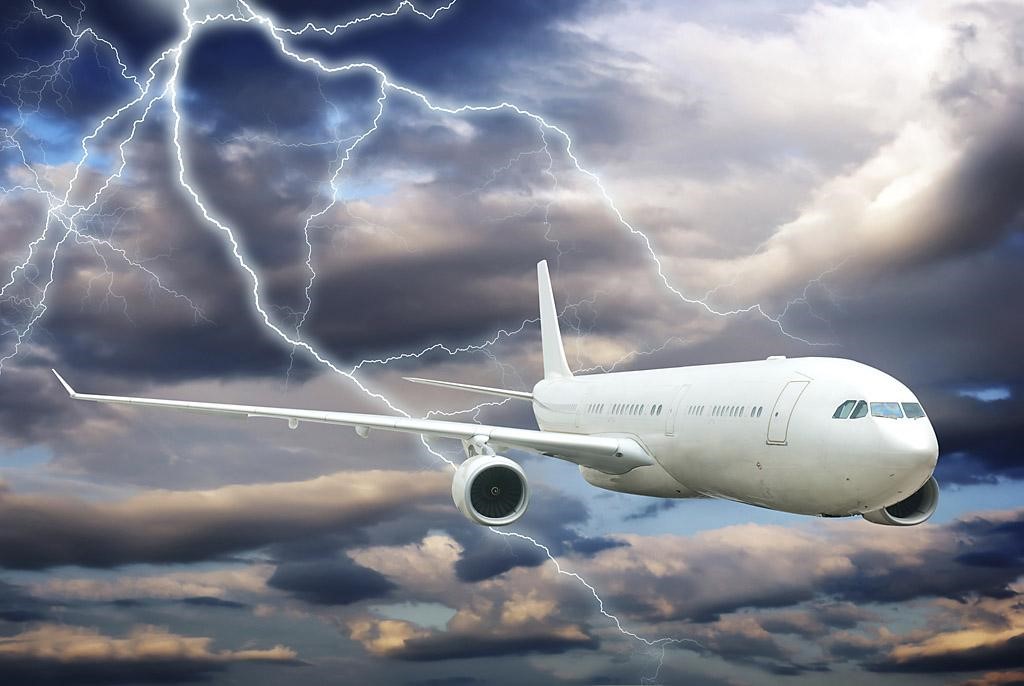 How is lightning protection of aircrafts organized?
